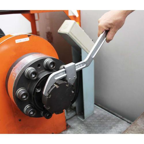 TONE Hook Spanner (Adjustable) FSA-105 Applicable Grooved Round Nut Diameter 35-105mm Total Length 278mm