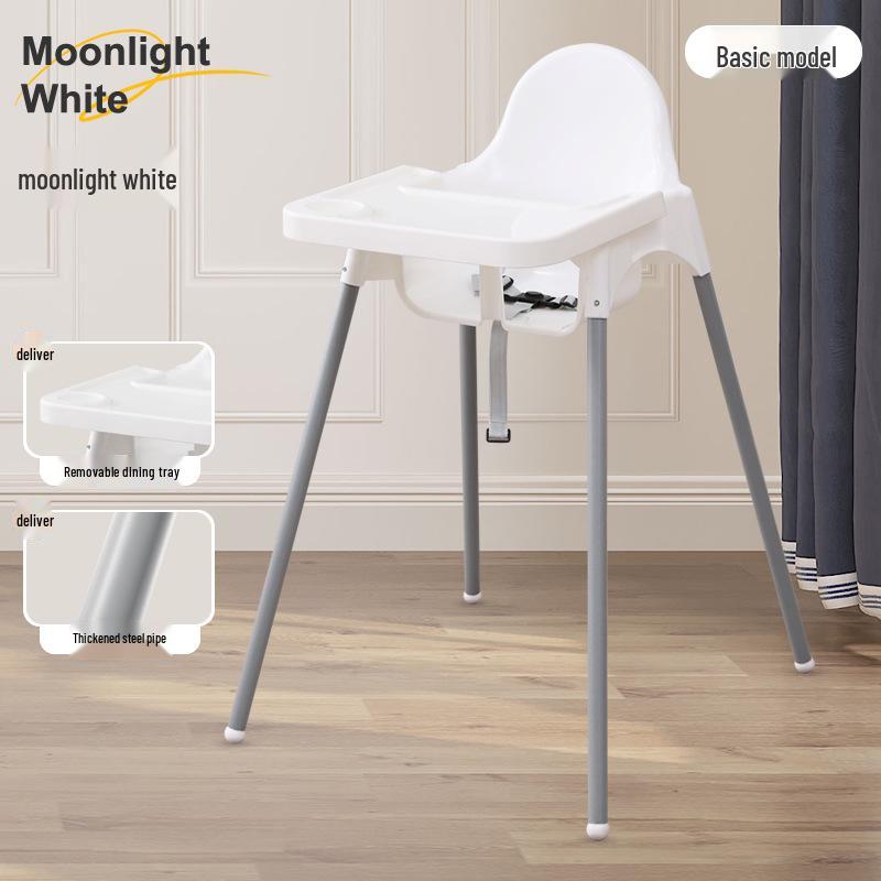 Stapelbarer Hochstuhl für Babys und Kleinkinder für den Gebrauch zu Hause, im Restaurant und im Hotel