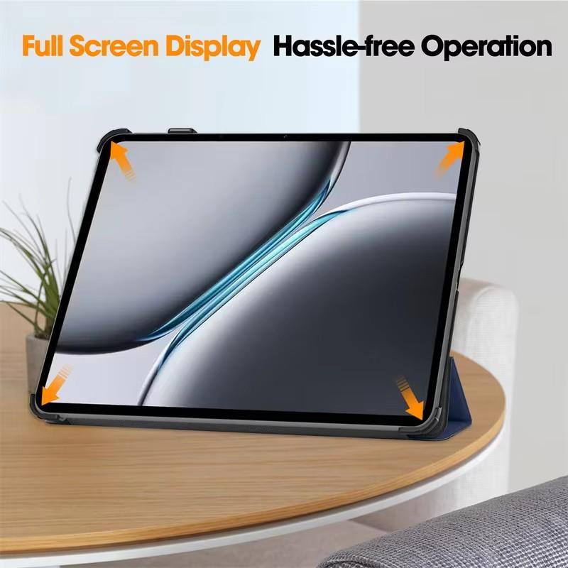 2025 New Custom Design 3 Folding Tablet Smart Case PU Cover for Redmi K Pad 8.8 Inch Pad Protective Case