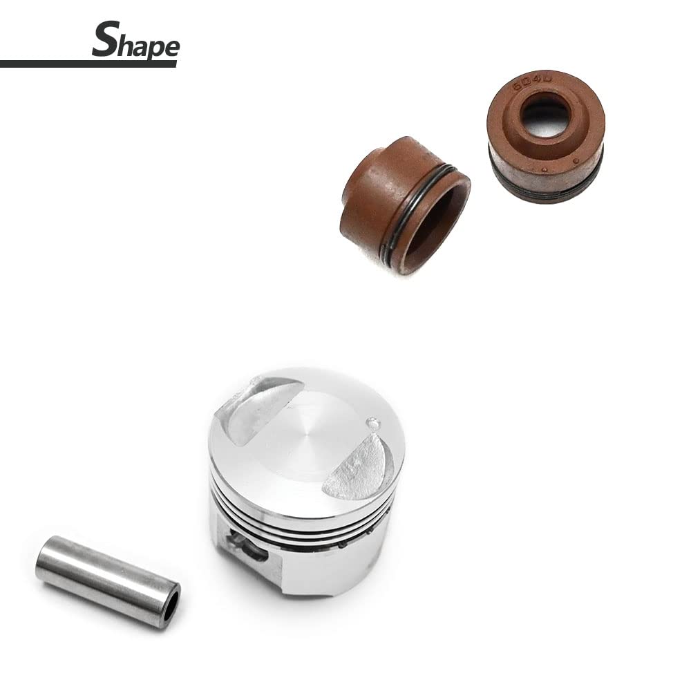 Address V50 V50G 4 4G 5 5G Compatible Piston Cylinder Set 39mm 50cc Repair Replacement Engine Aftermarket Motorcycle Parts Let's