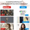 50pcs Card Label Keychain Key Tags Label Window Baggage Luggage Tags  Classification