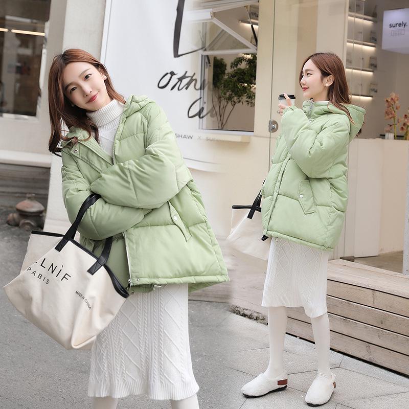 Cotton jacket women's short 2025 new Korean winter jacket cotton jacket loose bread jacket small padded jacket