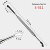 Manicure and Cuticle Pusher Set: Stainless Steel Exfoliating Nail Repair Tool.