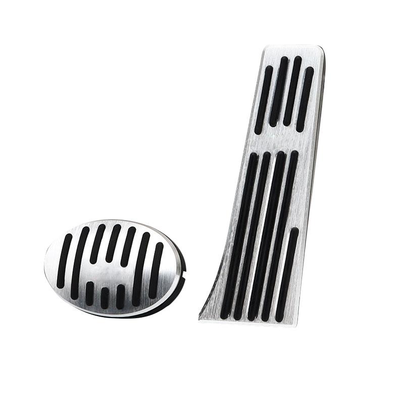 Car Accessories For BMW X1 F48 F49 X2 F39 F45 F46 Tourer Aluminum Alloy Foot Accelerator Brake Pedals Footrest Pedal Cover