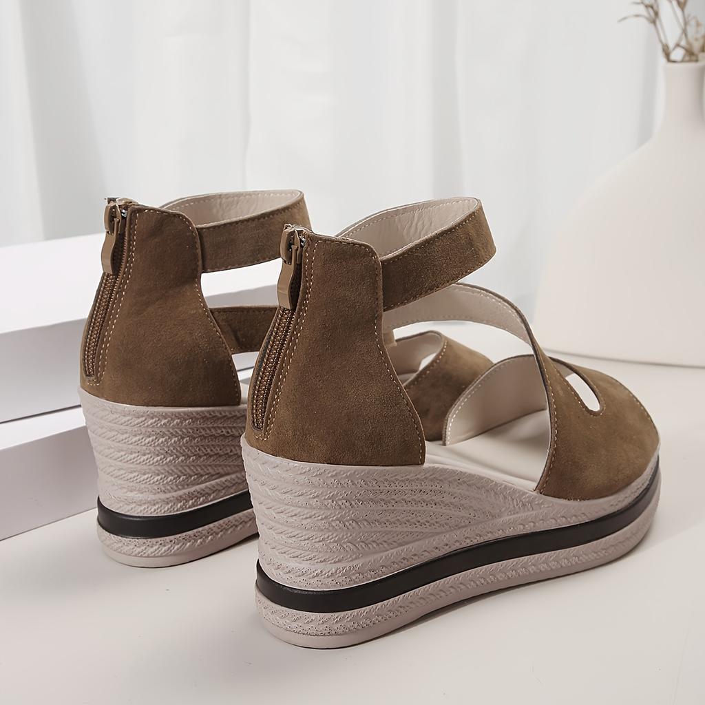 Women's Fashion High Heels, Zippered Dress Shoes