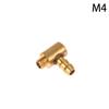 M4/M5/M6 Messing 90 Grad L-Form Wasserkühlung Düse Wasserhahn Nippel Verbinder für RC Methanol/Benzin/Bürstenlose Elektrische Boote