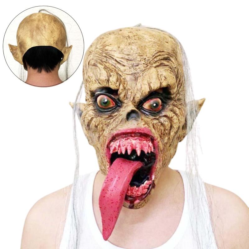 Prank Toy Collection Halloween Blood Ancestor Mask Party Prop