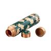 Handmade Copper Water Bottle WiFi Design Printed Exact Handcrafted, 1 Liter, Clear