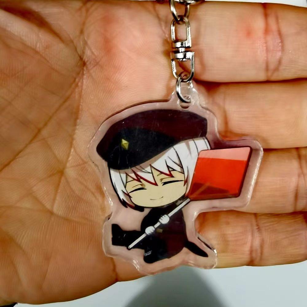 Anime Bungou Stray Dogs Arcylic Keychain Atsushi Nakajima Dazai Flower Key Chain Women Men Accessories Bag Pendant Chaveio Perfect Gifts