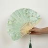 New Chinese Style Folding Fan Vintage Handheld Fan Creative Shell Shape Fan  Photography