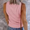 Plus Size Womens Tank Tops Summer Sleeveless Cami Blouse Ladies Vest Tee T Shirt