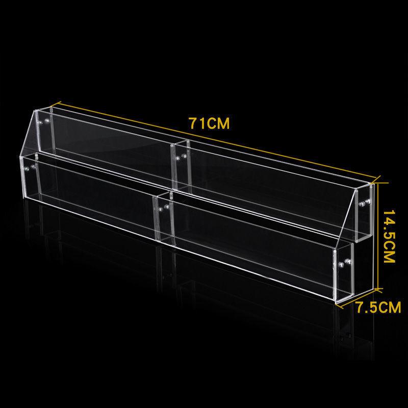 Acrylic Book Display Stand Office Storage Rack for Newspapers and Magazines