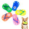 Pantoffel Hund Kauspielzeug Bissfest Langeweile Stressabbau Vinyl Nachgebildete Pantoffelschuhe Spielzeug Quietschend Welpen Zahnen Reinigungsspielzeug