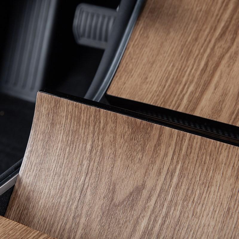 Model3 Car Center Console Wrap Sticker For Tesla Model 3 Y  Wood Console Grain Accessories For Tesla Model Three Accessory