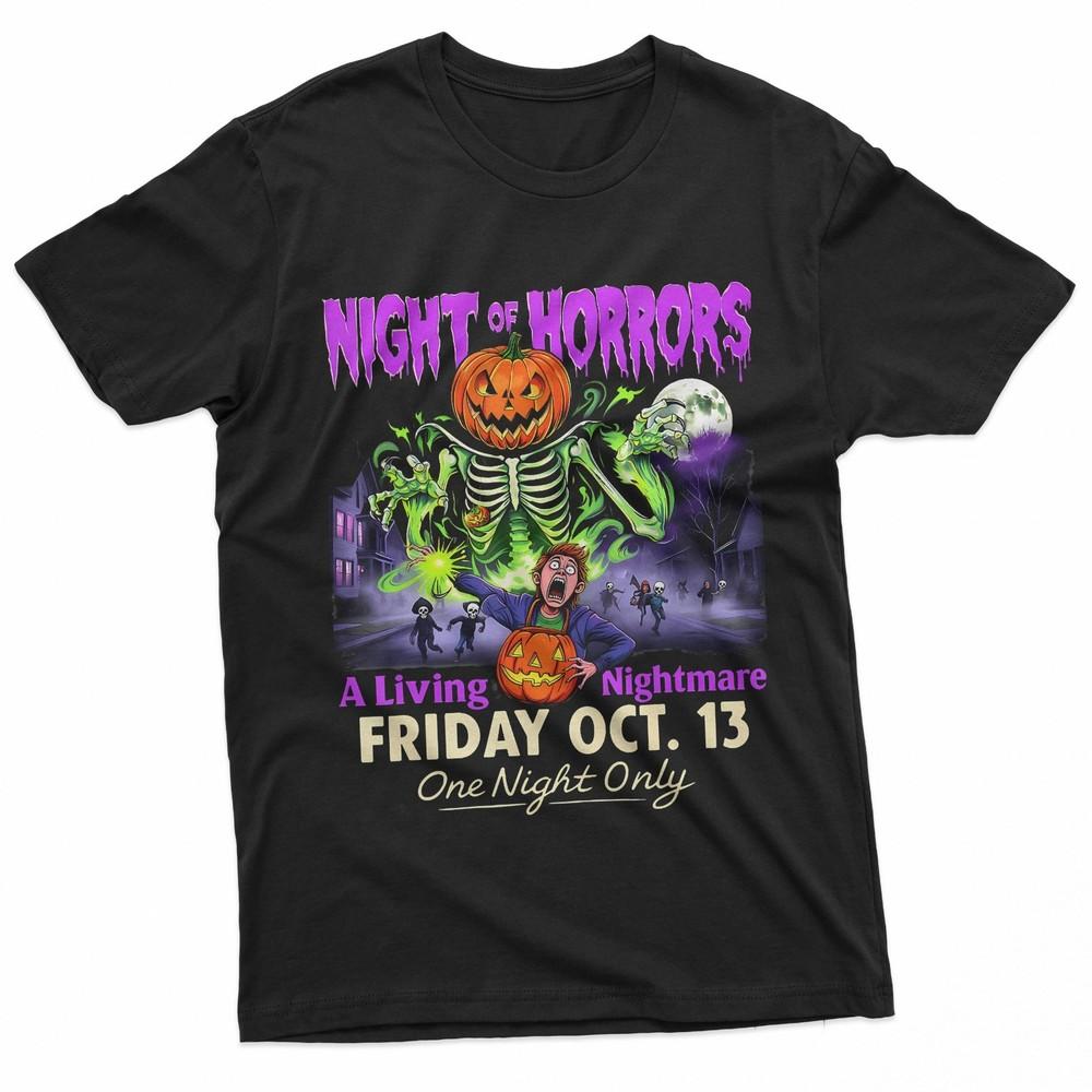 Horror Scary Movie Spooky Season Night Horrors 90S Halloween TShirt Unisex T-Shirt S