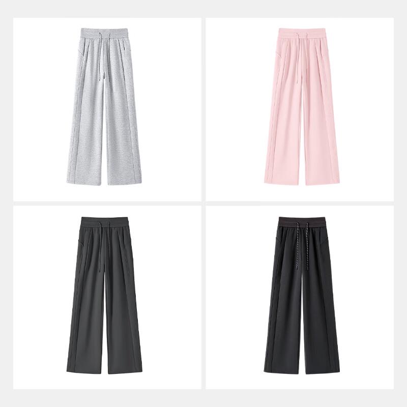 Warrior Women's High-Waisted Patchwork Straight-Leg Casual Sport Pants