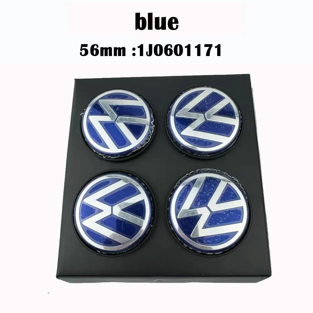 abcd1 4pcs 56mm 65mm VW floating Car Wheel Center Caps Hubcap Cover for VW Jetta MK5 Golf Passat styling CC Golf 3B7601171 1J0601171