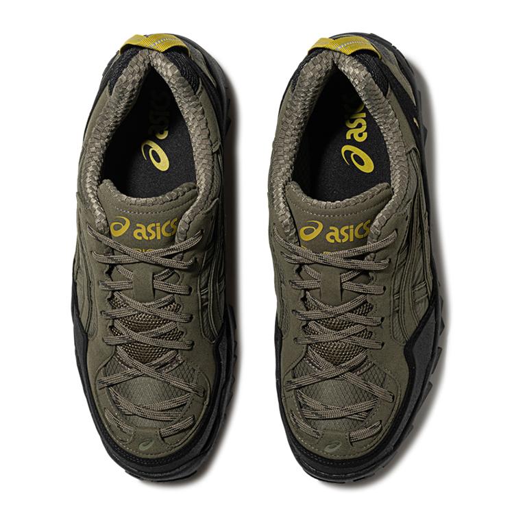 Asics GEL PICKAX Low-Top Freizeitschuhe Unisex Armygrüne Sneaker 1203A867-301