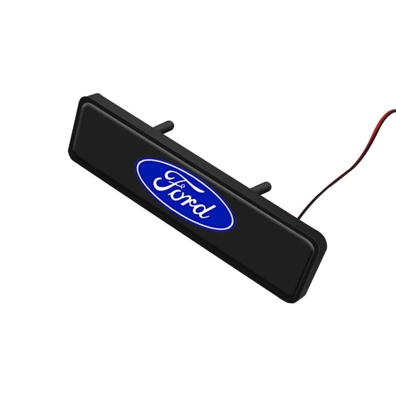 

Car Sticker 2026 For Ford LED Grille Light Front White Grille Warning Running Lamp Marker Blinker For Ford Fiesta Ranger Fusion