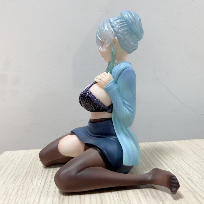 14CM Miboujin No Yukionna Yukino Midwinter Mifuyu Snowman of Snowy Snow Girl Figure Anime Model For Adult Doll Toys Gifts