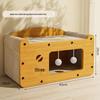 TV Style Cat Scratching Board and Bed: Durable, Debris-Free, Scratch-Resistant, All-in-One Cat Nest Toy