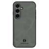 ANNYOJO For Samsung Galaxy S23 FE Case PU Leather+PC+TPU Back Guard Phone Cover