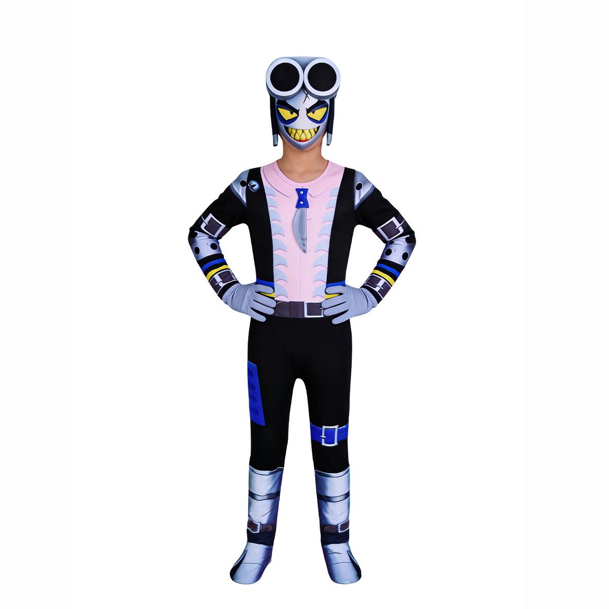 Cartoon Character Cosplay Bodysuit Adult And Children s Costume 110 чёрный