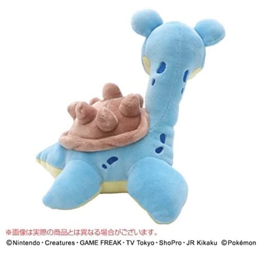 Ensky Pokemon Fluffy Pillow Laplace Approx. 210 X 170 X 185 Mm Made of Polyester