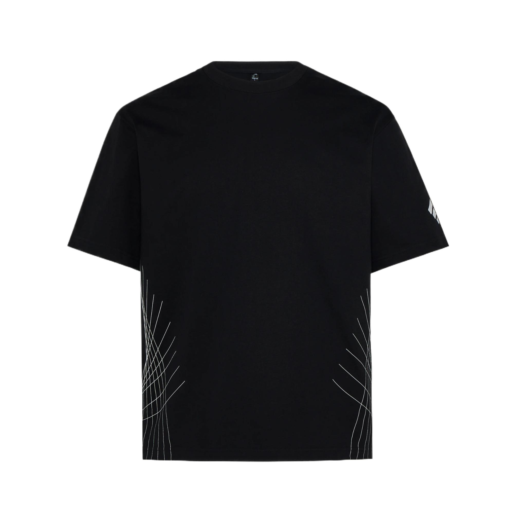 Adidas T Shirts Men s Black Crew Neck Moderate KS2432 2XL