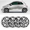 4PCS 15 Inch Wheel   Cover Hub S Clip On Stylish ABS Wheel Hub Cover Replacement for   208