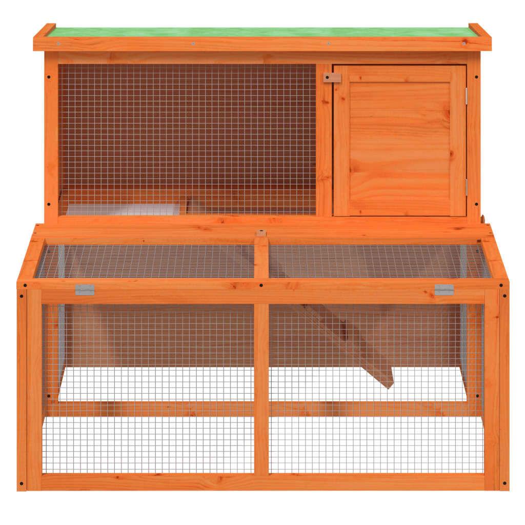 vidaXL Hutch Brown 102x90x84.5 Cm Solid Pine Wood