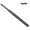 3 Types 1pc Industrial Steel Files Set Flat/Round/Triangle For Metalworking Woodworking Steel Rasp File Air File Saw Accessories