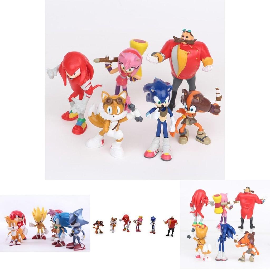 Sonic The Hedgehog Figures Pvc Collectible Ornaments For Kids And Fans