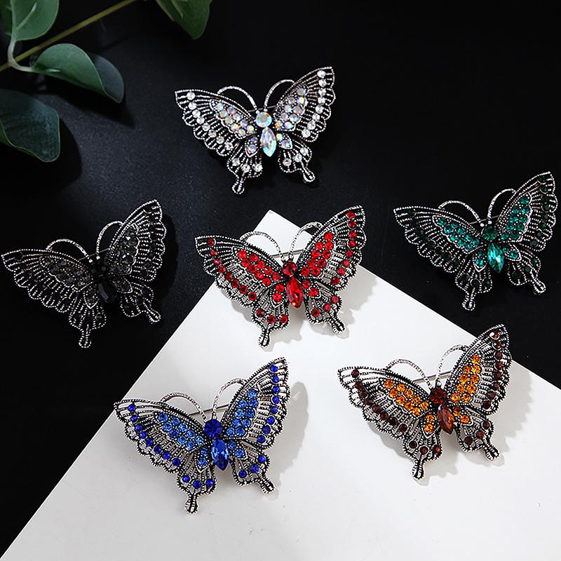 Vintage Butterfly Brooches For Women Coat Jewelry Party Ornaments