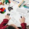 10PCS Washable Children Finger Painting Sponge Toddler Art Painting Tool for Kid Early Learning and Art Craft Project