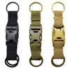 Nylon Multi-Functional Tactical Key Fob, Waist Bag Buckle Accessory, Three-Ring Buckle, Strap Buckle for Outdoor Hiking Climbing
