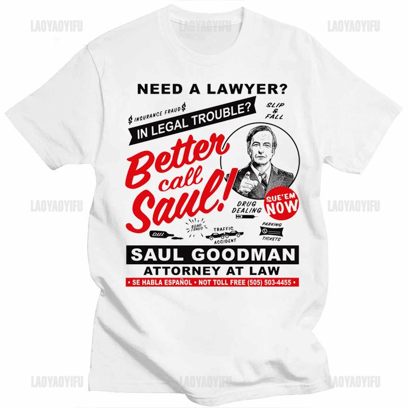 Better Call Saul T Shirt for Men Hamlin Hamlin and Mcgill Novelty Tshirt Goodman Drama Legal Tv Series Camisetas Wholesale