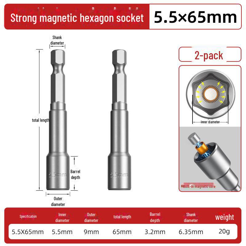 Dane Tools Magnetischer Inbusschlüssel und selbstschneidender Schraubendreher-Bohrersatz