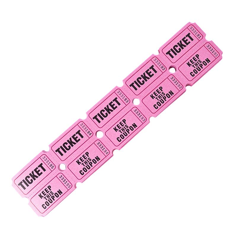 100 Stück Veranstaltungs-Tickets Doppelrolle fortlaufend nummeriert Tombola-Tickets für Konzerte Ausstellungen Klassenzimmer Belohnungen Preise