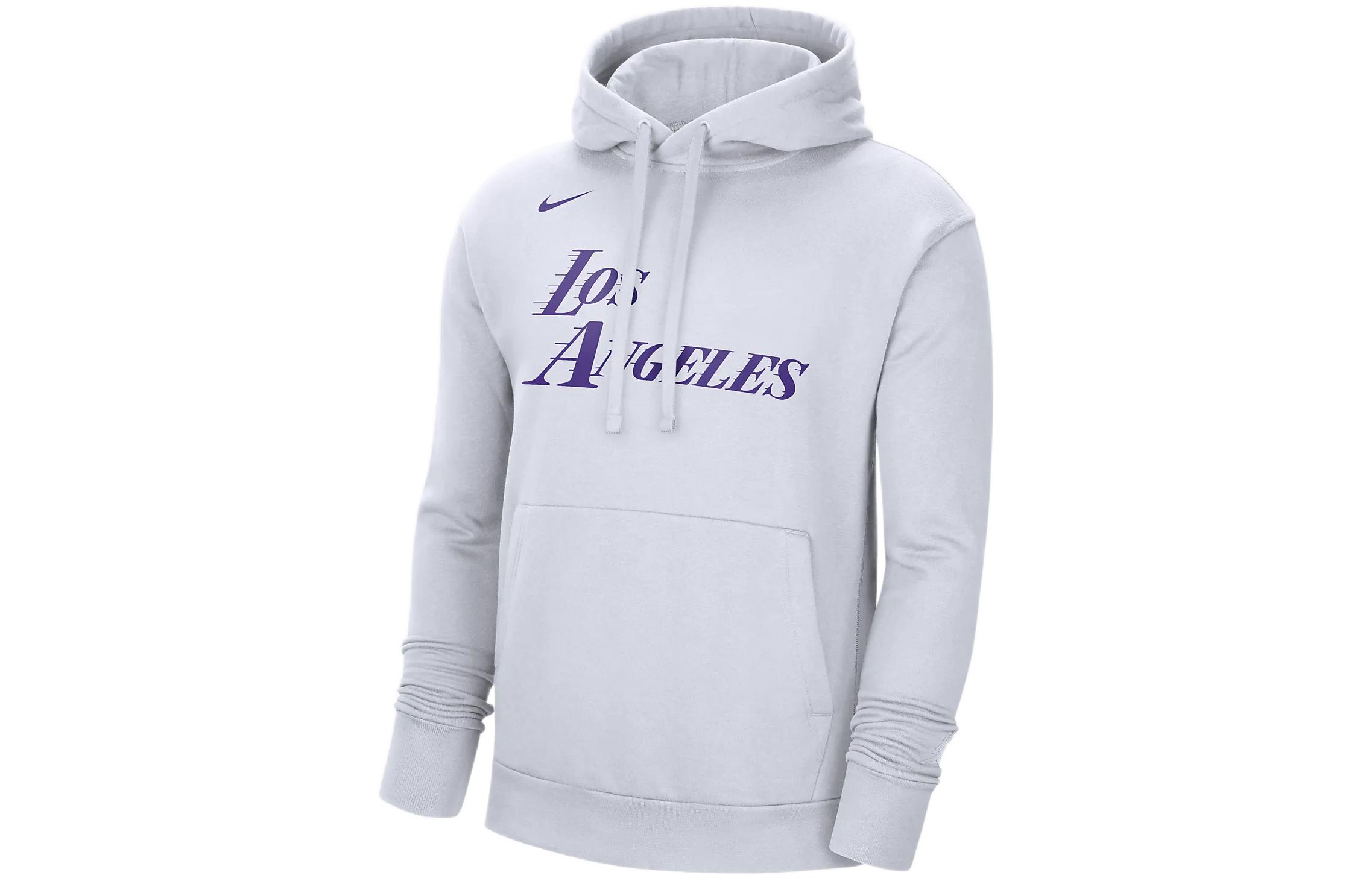 Nike Nba Los Angeles Lakers LeBron James City Edition Loose Fit Hoodie DR2427-100 M