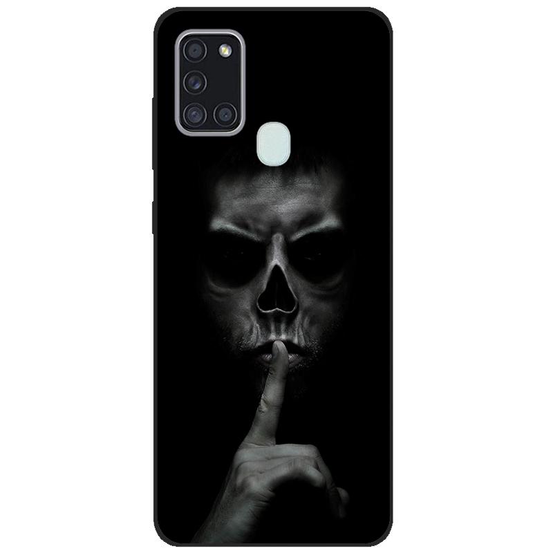 For Samsung A21s SM-A217F/DSN Back Cover tpu Soft Silicone Phone Case For Samsung Galaxy A21s Case Mobile Phone black coque new
