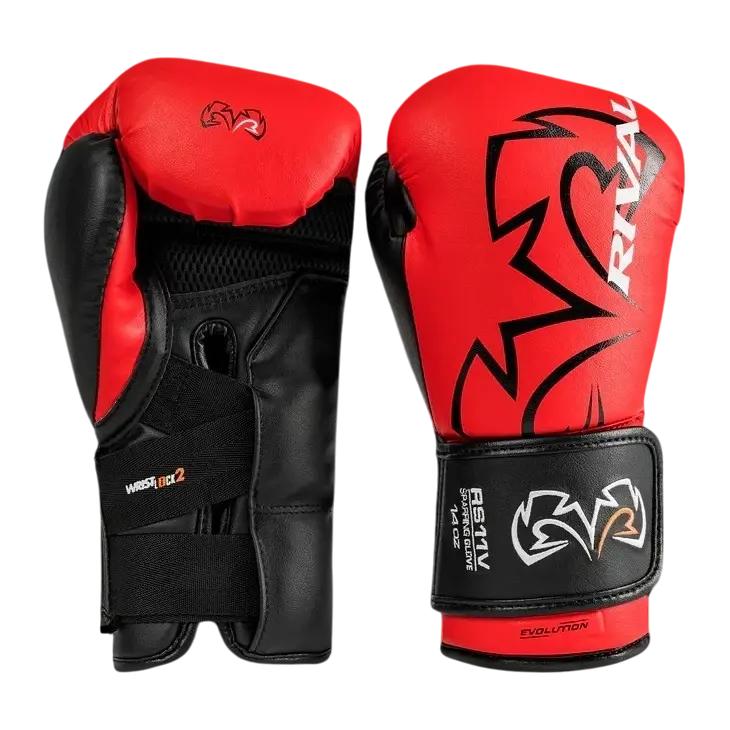 Rival RS11V Evolution Sparring Bokshandschoenen – Premium Training Gloves – Rood - 14 OZ