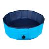 Foldable Pet Pool Large PVC Dog Bath Tub with Drain Valve Non-Slip Base Children Sandbox Pool for Outdoor Beach Use
