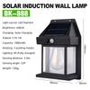 1-4PCS Solar Outdoor Wall Lights Waterproof LED Sensor Light Auto On/Off Garden Pathway Lamp IP65 Villa Porch Lighting