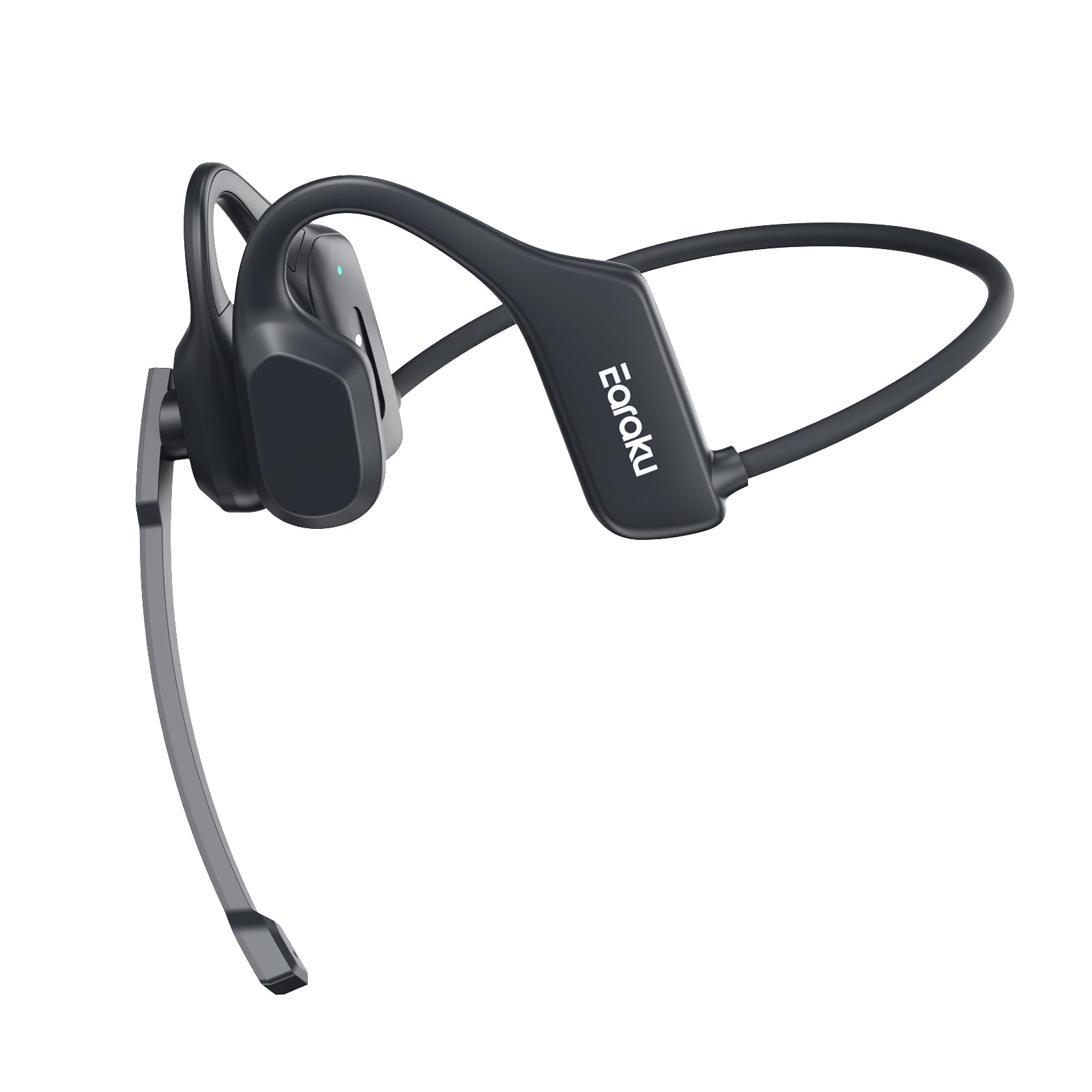 

Bluetooth-гарнитура Earaku, бинауральные наушники с заушным креплением, с воздушной проводимостью, с микрофоном, совместимость с Bluetooth 5.3 AAC, функция отключения микрофона, шумоподавление ENC