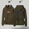 Mens Oversized Hooded Sweatshirt With Reversed Hook Print Loose Fit Cotton Pullover Fall Streetwear