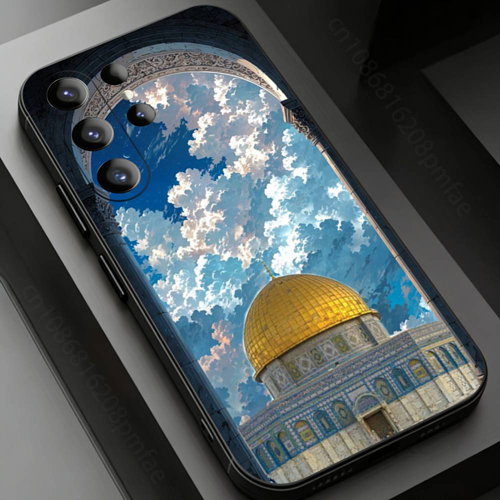 

Jerusalem Building Phone case for Samsung Galaxy S24,25,26,23 22,21,S20 Plus Ultra FE soft fundas cases Samsung S24Plus