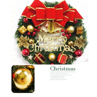 New 30cm Christmas Tree Wreath Door Hanging Garland Window Wall Ornament Xmas Decor