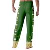 Gestreifte Pyjamahose Nachtwäsche Lässig Kordelzug Elastischer Bund Hose Bequem Gerade Yoga Lockere Hose