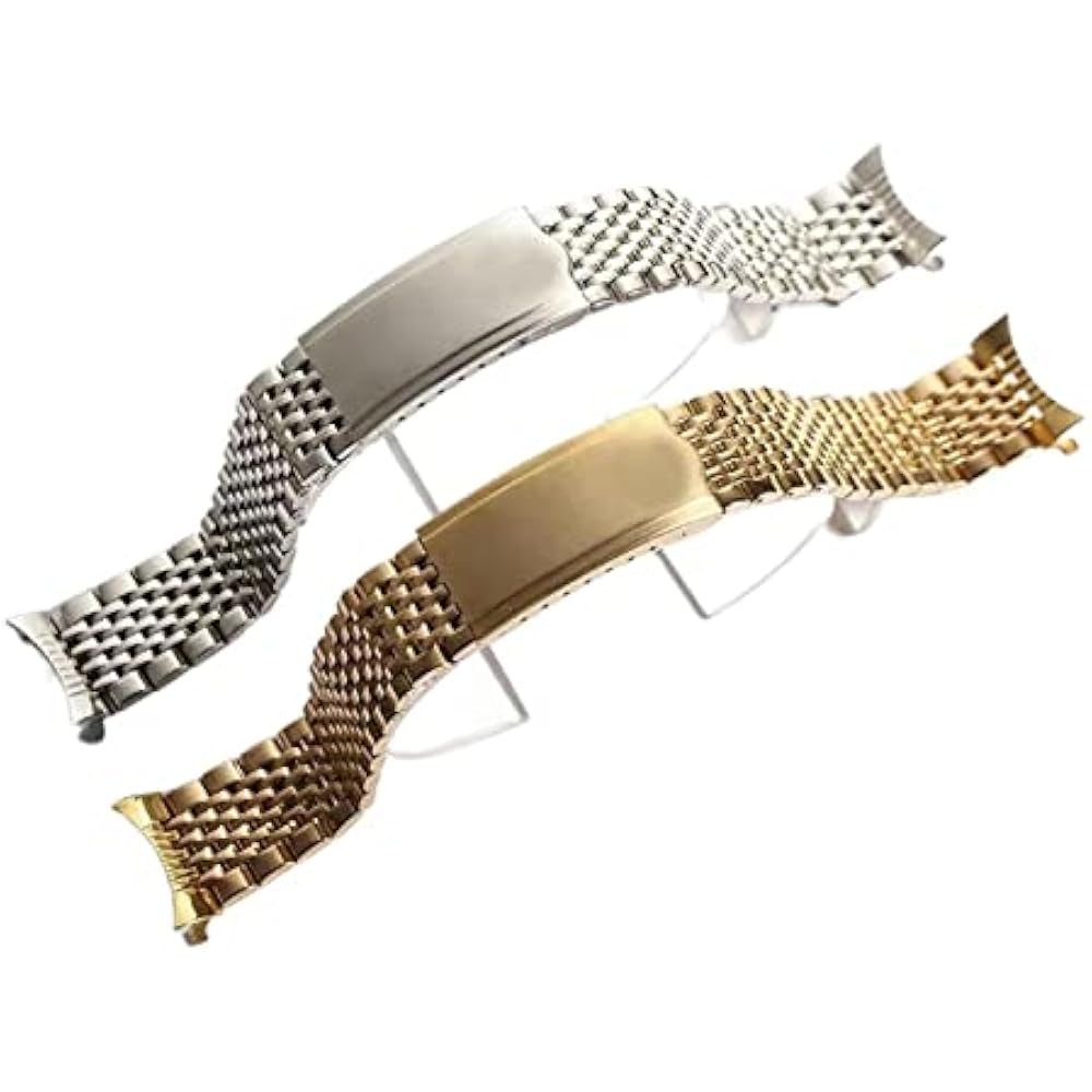 [ZLAMP] 18mm 19mm 20mm Bead of Blythe Solid Stainless Steel Watch Strap Bracelet for Omega (Color...